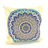 Poszewka na poduszkę orientalna (40 X 40 cm niebieska, mandala, ombre)