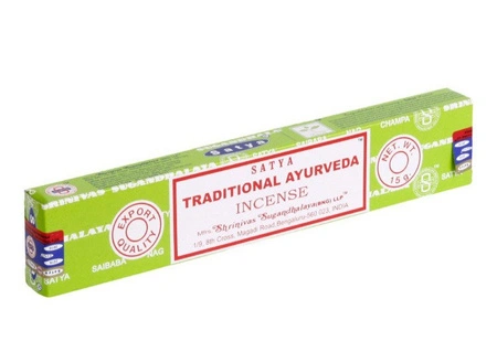 KADZIDŁA SATYA TRADITIONAL AYURVEDA 15G(INDIE, KADZIDEŁKA, TROCICZKI, NATURALNE, PYŁKOWE)