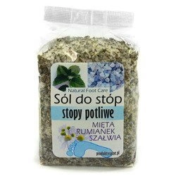 SÓL DO STÓP POTLIWYCH 500G MIĘTA SZAŁWIA RUMIANEK