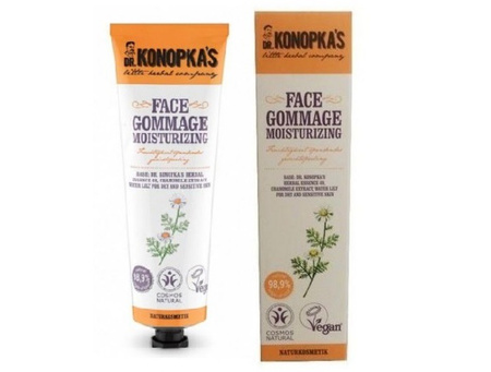 NAWILŻAJĄCY PEELING GOMMAGE DO TWARZY DR. KONOPKA