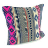 Poszewka na poduszkę orientalna (40 X 40 cm biało, aztek)