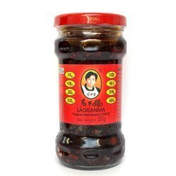 Sos, pasta z czarnej fasoli z chilli LAOGANMA, 280 g 