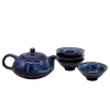 Ceramiczny zestaw do herbaty, czajniczek i 4 filiżanki