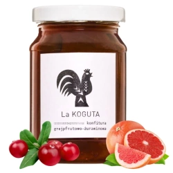 Konfitura grejpfrutowo-żurawinowa, La Koguta 225g