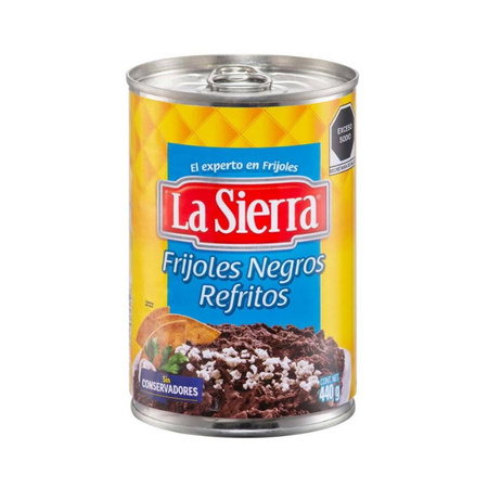 Fasola Negros refritos,  Meksykańska, czarna smażona 430g