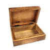 Szkatułka drewniana pudełko na drobiazgi rzeźbiona Indie