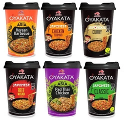 Zestaw Oyakata 6 smaków( makaron instant, błyskawiczne) 6x93g