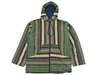 KURTKA  PARKA OVERSIZE Z AZTECKIM, INDIAŃSKIM WZOREM UNISEX BOHO HIPPIE M