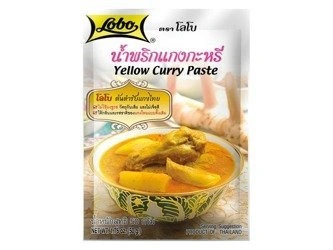 PASTA CURRY ŻÓŁTA LOBO TAJLANDIA (50G, ORIENTALNY SMAK, OSTRA)