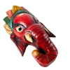Drewniana ozdoba na ścianę, maska Ganesha 30 cm