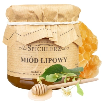 Miód lipowy nektarowy naturalny Spichlerz 235g