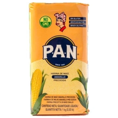 Mąka kukurydziana żółta, bezglutenowa, Pan 1kg