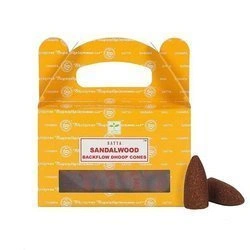 Kadzidełka Satya Bf Sandałowe Sandalwood (stożi,24 sztuki)