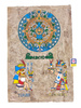 KALENDARZ AZTECKI Z PAPIERU AMATE (MEKSYK, AZTEKOWIE)