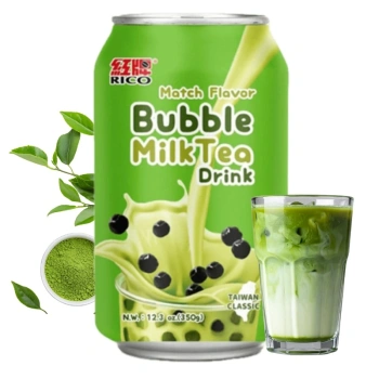 Herbata mleczna bubble tea matcha, napój, Rico 350 ml
