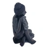 Figurka Budda dekoracja medytacja Indonezja czarna 16 cm
