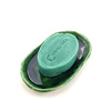 Mydelniczka owal (zielona,ceramiczna, rękodzieło) 