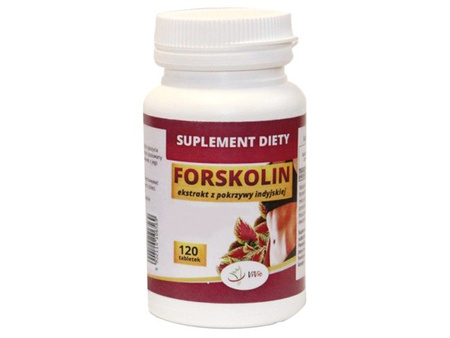 FORSKOLIN - EKSTRAKT Z POKRZWY INDYJSKIEJ (ODCHUDZANIE,120 TABLETEK, 450mg)