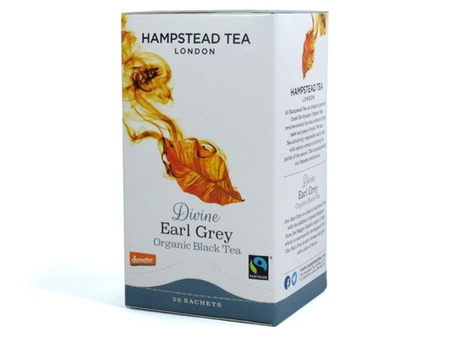 HERBATA CZARNA EARL GREY 40G (SASZETKI, ORGANIC, FAIRTRADE, HAMPSTEAD)