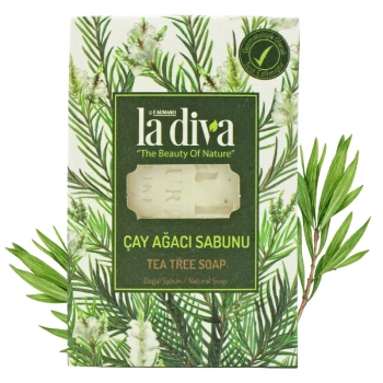 Mydło w kostce z drzewem herbacianym na niedoskonałości La Diva 100g