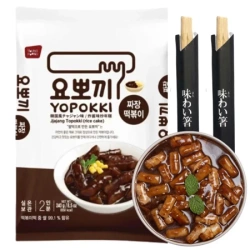 Yopokki kluski ryżowe Jjajang tteokbokki 240g Korea 2x pałeczki gratis