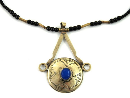 NASZYJNIK TUAREGÓW (AMULET, AFRYKA, TUAREG, MAROKO)
