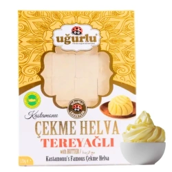 Chałwa turecka z masłem w kosteczki tureckie słodycze Cekme Ugurlu 240g