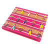 Notes bawełniany worry dolls, magenta (Gwatemala, rękodzieło)
