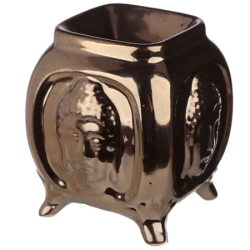 Kominek zapachowy ceramiczny, podgrzewacz na olejek wosk Budda 10,5 cm