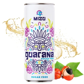 Mizu Guarana Vitamizu bez cukru, napój gazowany w puszce 250 ml