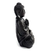 Figurka Budda dekoracja medytacja Indonezja czarna 20 cm