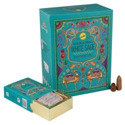 Kadzidła płynące stożkowe, Biała szałwia Golden India (Sreevani, Indie)