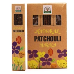 Kadzidła naturalne botaniczne Masala Paczula, o zapachu patchouli