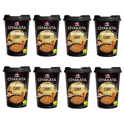 Zestaw Oyakata Japońskie Curry 8sztuk(makaron instant, błyskawiczne)