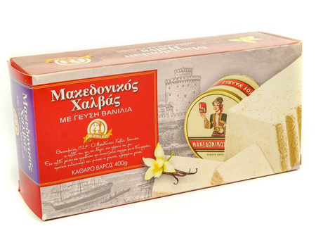 CHAŁWA MACEDOŃSKA WANILIOWA 400G GRECJA