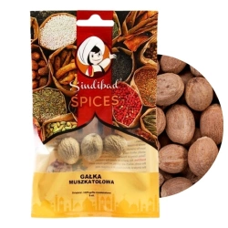 Gałka muszkatołowa cała, aromatyczna przyprawa, 3szt. Sindibad