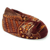 Maska batik bordo, paw (bali, rękodzieło, balsa) 22 cm