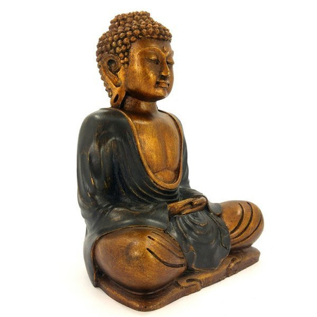 Figurka Budda w czarnej szacie (Indie, Buddha) 21 cm 