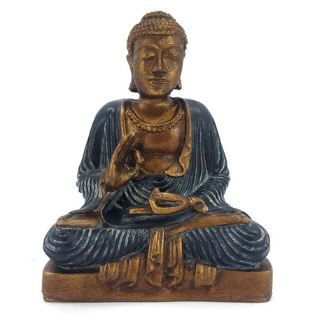 Figurka Budda 20cm czarno-złota (Indie, medytacja)