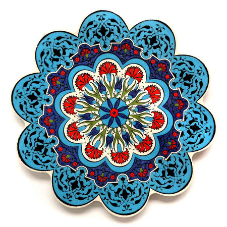 PODSTAWKA CERAMICZNA POD GORĄCE NACZYNIA (RĘKODZIEŁO TURCJA 18CM)
