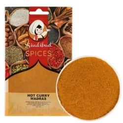 Przyprawa Curry madras ostra, indyjska mieszanka przypraw 50g Sindibad