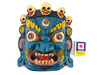MASKA TYBETAŃSKA MAHAKALA (TYBET, WYS. 20CM)
