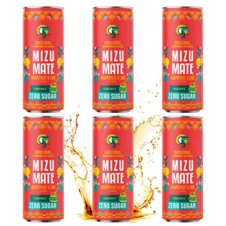 Napój Yerba Mate, Mizu Mate Grejpfrut Vitamizu (w puszce, Chimarrao de Brasil) 6x330 ml