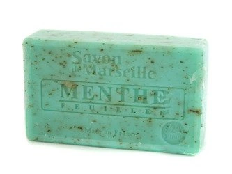 MYDŁO MARSYLSKIE Z FRANCJI 100G BIO LISTKI MIĘTY