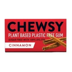 GUMA DO ŻUCIA Z KSYLITOLEM CYNAMONOWA, VEGAN, CHEWSY  10 SZT.