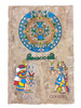 KALENDARZ AZTECKI Z PAPIERU AMATE (MEKSYK, AZTEKOWIE)