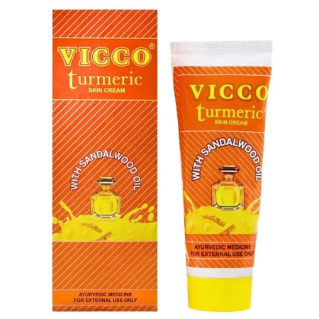 KREM DO TWARZY VICCO TURMERIC (50G, AJURWEDA Z INDII)