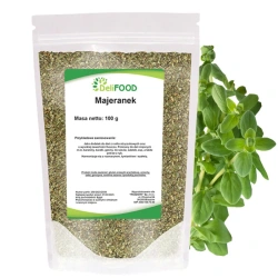 Majeranek suszony, aromatyczna przyprawa, DeliFood 100g
