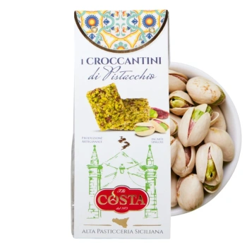 Włoskie chrupiące ciastka pistacjowe Costa Dolci 120g
