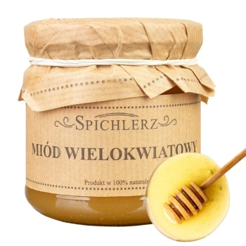 Miód wielokwiatowy naturalny Spichlerz 235g
